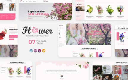 Flower - Çiçek Dükkanı WooCommerce Teması
