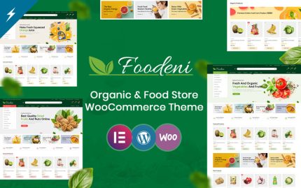 Foodeni - Modern Sebze, Meyve ve Bakkal Woocommerce Teması