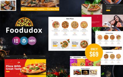 Foodudox - Pizza, Hızlı Gıda ve Restoran WooCommerce Teması