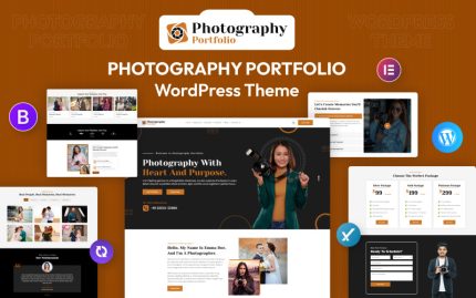 Fotoğraf Portföyü Elementor WordPress Teması