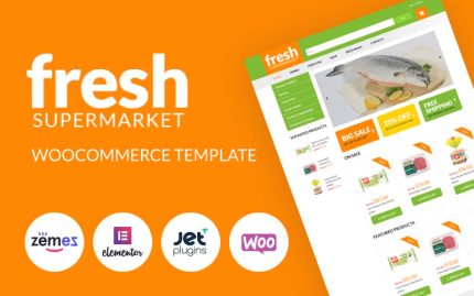 Fresh Fresh - Kolay Satış için Süpermarket WooCommerce Teması
