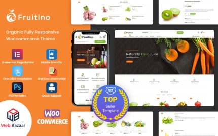 Fruitino - Gıda ve Market Woocommerce Teması