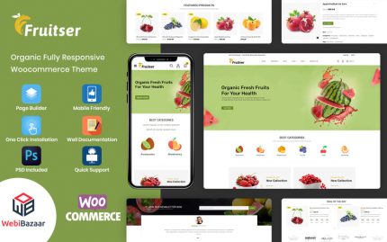 Fruitser - Market WooCommerce Mağazası Teması