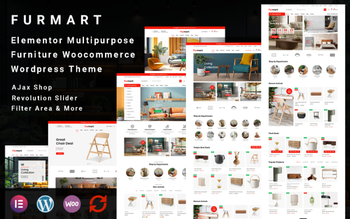 FurMart - Çok Amaçlı Mobilya WooCommerce Elementor Teması