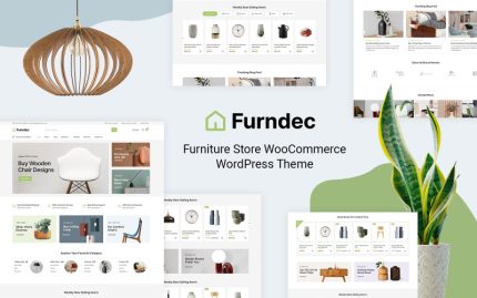 Furndec - Mobilya, Dekorasyon ve El Sanatları WooCommerce Teması