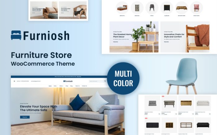 Furniosh - Modern Mobilya E-Ticaret WooCommerce Teması