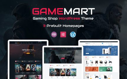 GameMart - Oyun Mağazası Woocommerce E-Ticaret Teması