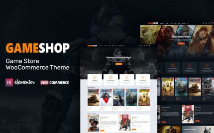 GameShop - Oyun Mağazası WooCommerce E-Ticaret Teması