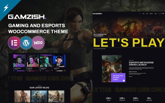 Gamezi - Oyun ve eSpor Mağazası WooCommerce Teması