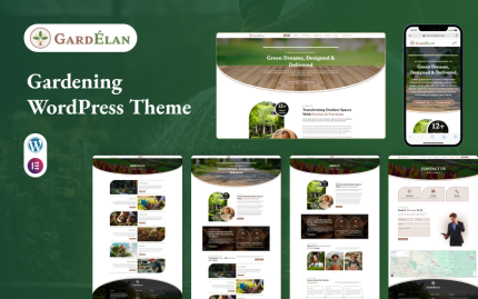 GardElan – Bahçecilik ve Peyzaj WordPress Teması