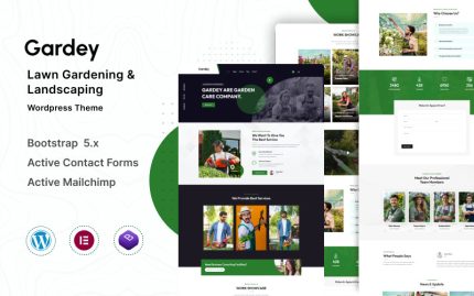 Gardey - Çim Bahçeciliği ve Peyzaj Düzenleme Wordpress Teması