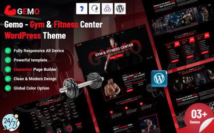Gemo - Spor Salonu ve Fitness Merkezi WordPress Teması