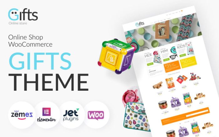 GiftsShop - Hediye Dükkanı WooCommerce Teması