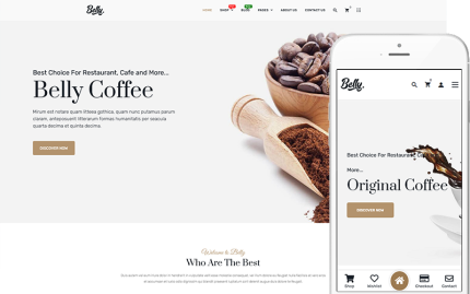 Göbek - Kahve ve İçecek Mağazası WooCommerce Teması