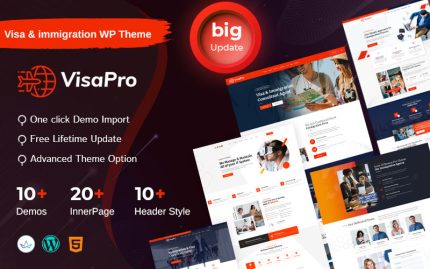 Göçmenlik ve Vize Danışmanlığı Elementor WordPress Teması