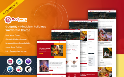 Godpray - Hinduizm Dini Wordpress Teması