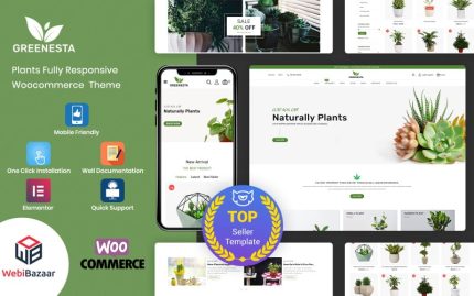 Greenesta Organic - Organik Gıda & Market WooCommerce Teması