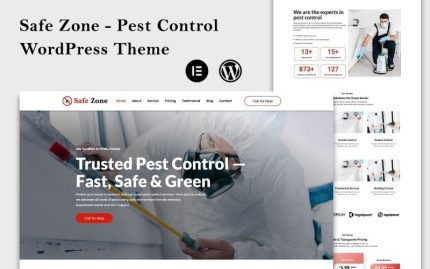 Güvenli Bölge - Haşere Kontrolü WordPress Teması