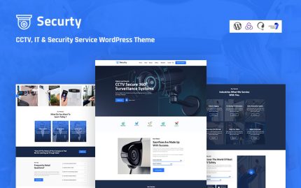 Güvenlik - CCTV, BT ve Güvenlik Hizmeti Mobil Uyumlu WordPress Teması