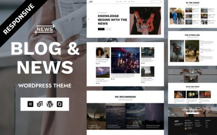 Haber Nabzı - Dijital Haberler ve Dergi WordPress Elementor Teması