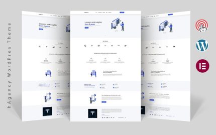 hAgency - Yaratıcı Ajans Elementor WordPress Teması