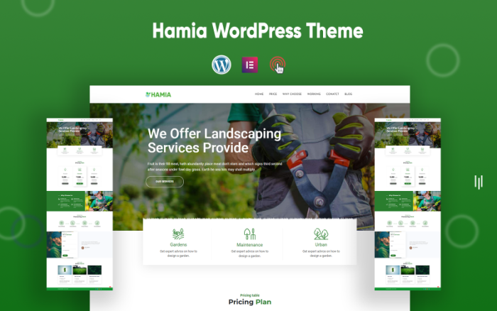 Hamia- Yaratıcı Yeşil Ağaç WordPress Teması