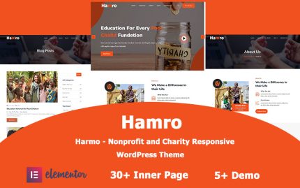 Harmo - Kiliseler ve Yardım Kuruluşu WordPress Teması