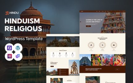 Hindu - Hinduizm Dini Ve Manevi İbadet WordPress Elementor Teması
