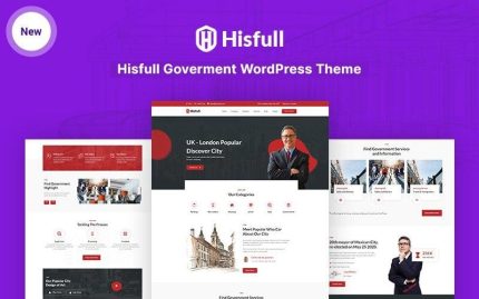 Hisfull - Belediye ve Hükümet Mobil Uyumlu WordPress Teması