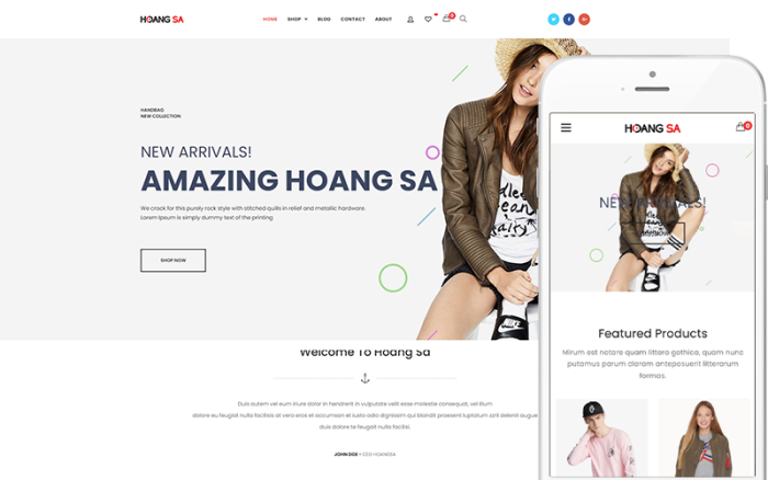 Hoang Sa - Modern Moda E-Ticaret WooCommerce Teması