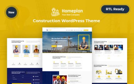 Homeplan – İnşaat WordPress Mobil Uyumlu Teması
