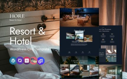 Hore - Zarif Tatil Köyü ve Otel Çok Amaçlı WordPress Elementor Teması