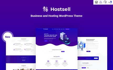 Hostsell - Mobil Uyumlu İşletme ve Hosting WordPress Teması