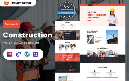 İnşaat Şirketi - İnşaat Projeleri WordPress Mobil Uyumlu Teması