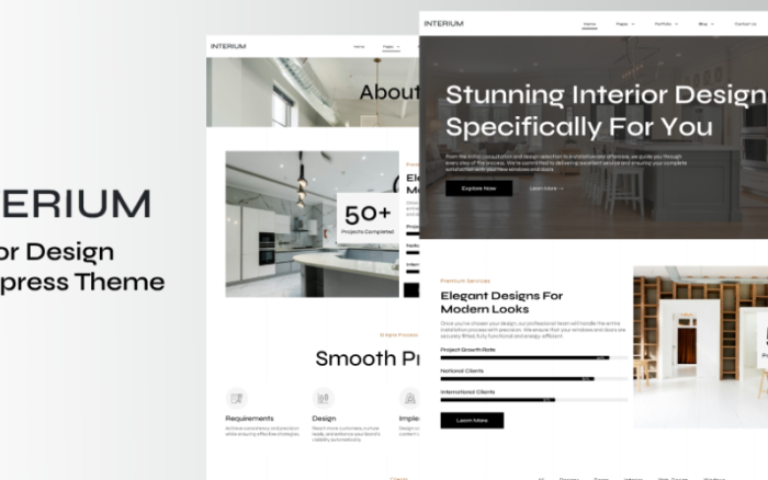 Interium - İç Tasarım Wordpress Teması