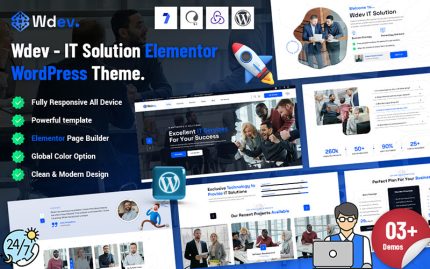 Itdev - It Solution Elementor WordPress Teması