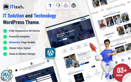 Itteeh - BT Çözümü ve Teknoloji WordPress Teması