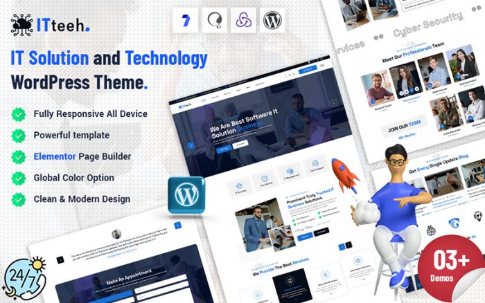 Itteeh - BT Çözümü ve Teknoloji WordPress Teması
