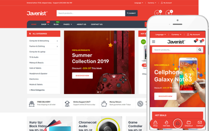 Javenist - Çok Amaçlı WooCommerce Teması