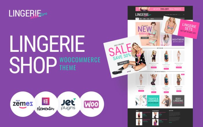 Kadın İç Giyim WooCommerce Teması