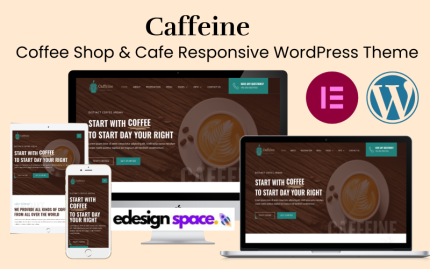 Kafein - Kahve Dükkanı ve Kafe Mobil Uyumlu WordPress Teması