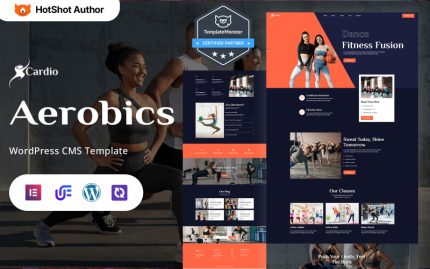 Kardiyo - Aerobik ve Spor Salonu Egzersizi WordPress Elementor Teması