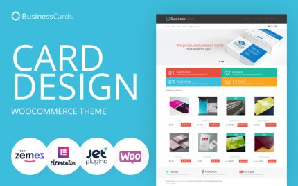 Kartvizitler - Modern Kart Tasarım WooCommerce Teması