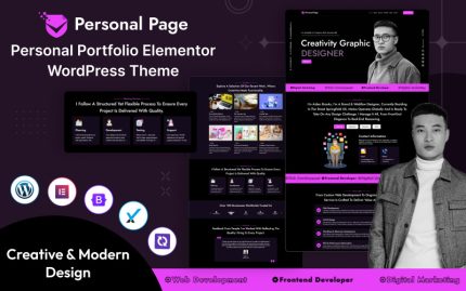 Kişisel Sayfa Portföy WordPress Teması
