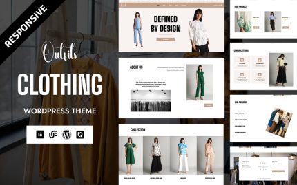 Kıyafetler - Moda ve Giyim Mağazası Modern WooCommerce Elementor Teması