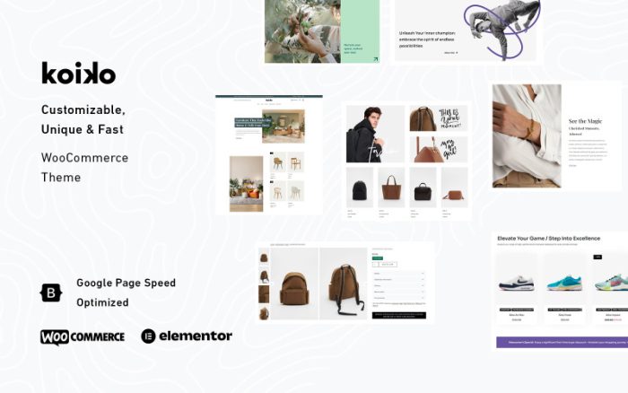 Koiko - Son Derece Büyüleyici, Hızlı ve Çok Amaçlı WooCommerce WordPress Teması