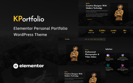 KPortfolio - Kişisel Portföy WordPress Teması