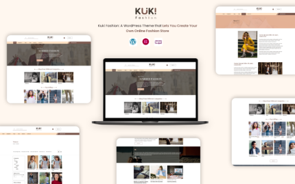 Kuki Modası - Modern Moda WooCommerce Teması