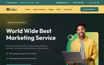 Kulan - Dijital Pazarlama Ajansı WordPress Teması