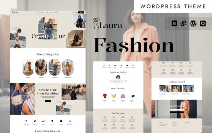 Laura - Modern Moda ve Yaşam Tarzı WordPress Elementor Teması